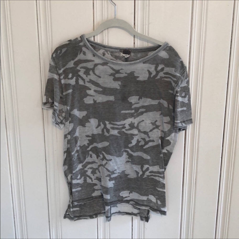 Free People camo T-shirt!